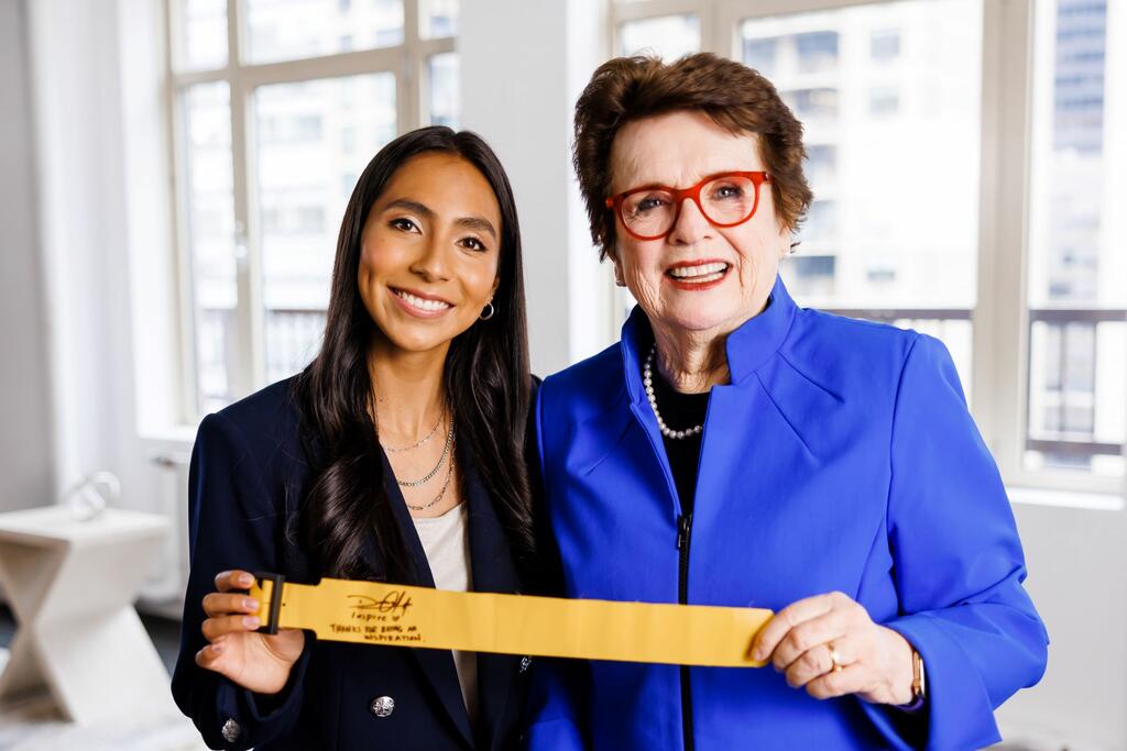 Billy Jean King and Diana Flores